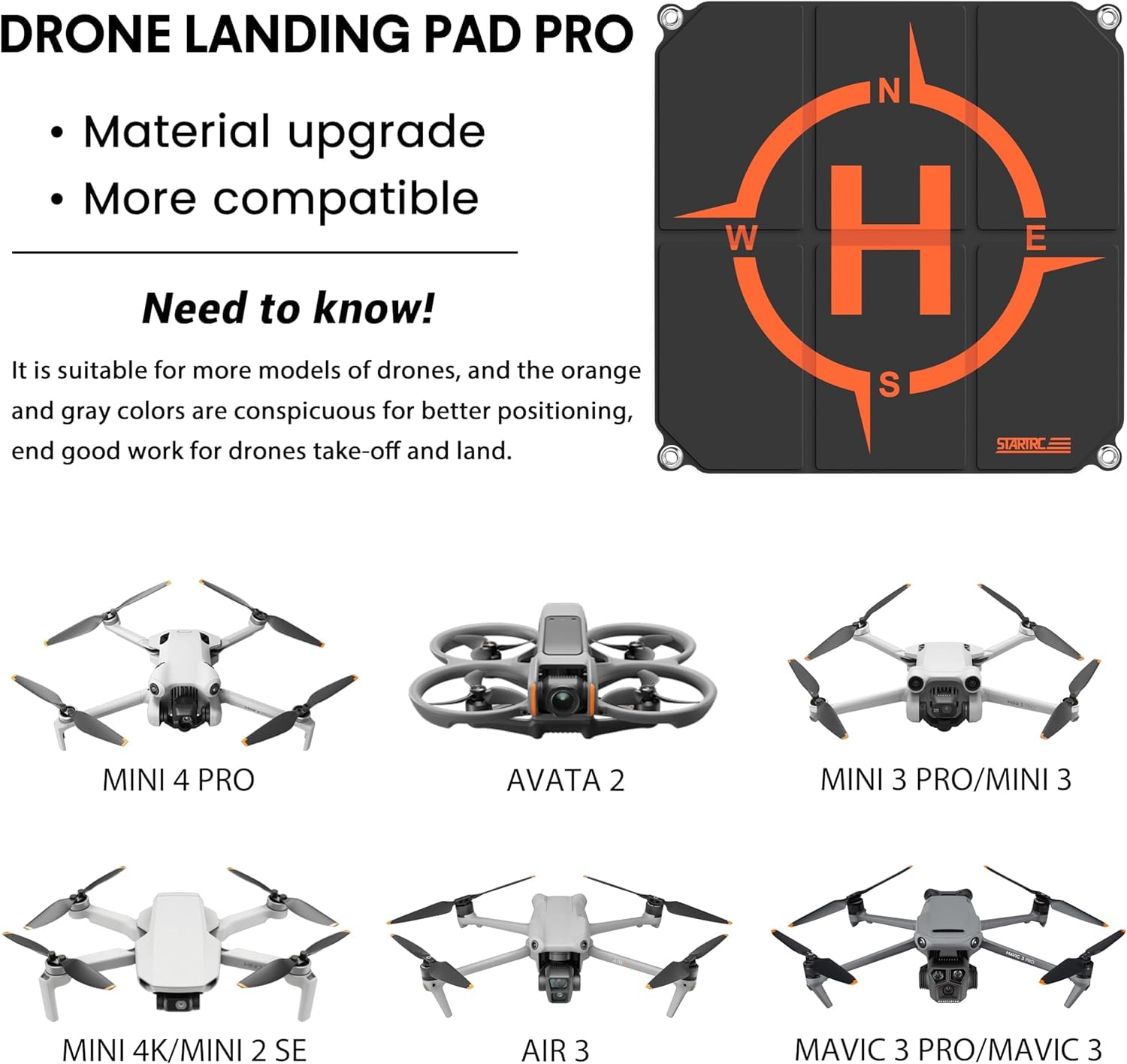 STARTRC Drone Landing Pad, Uni - огляд і ціна Drone Strobe Light