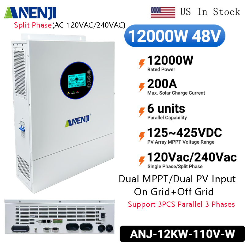 ANENJI Split Phase 12KW 48V Hy - огляд і ціна Drone Solar Charger