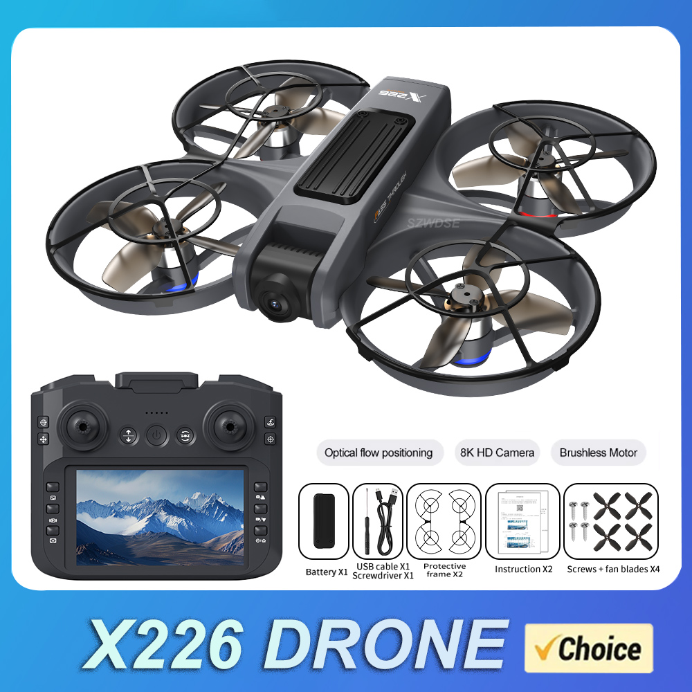 NEW X226 RC Drone 2.4G 5G WIFI - огляд і ціна Drone Controller Screen
