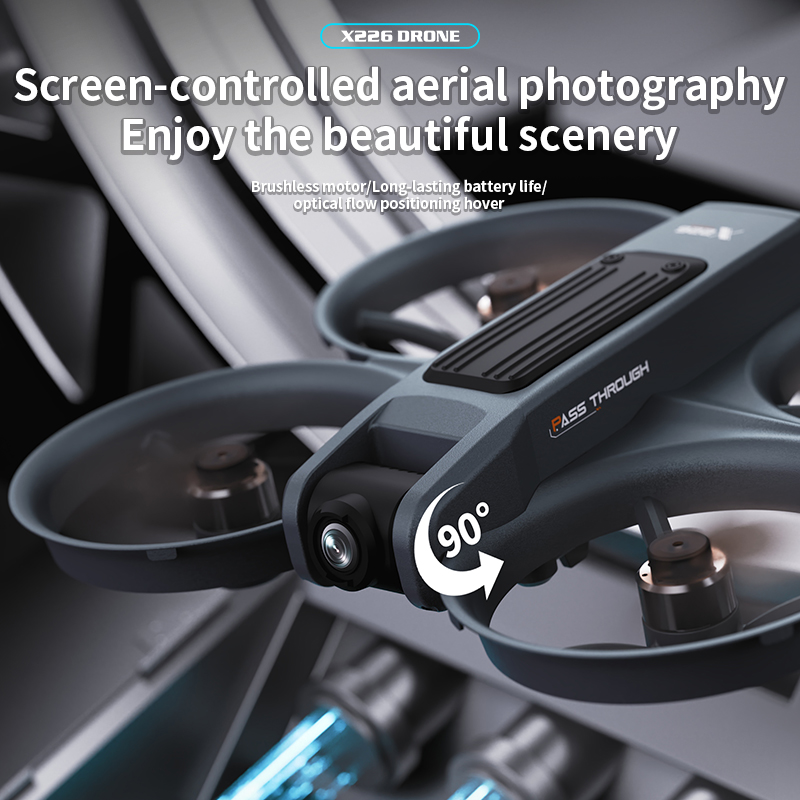 NEW X226 RC Drone 2.4G 5G WIFI - огляд і ціна Drone Controller Screen