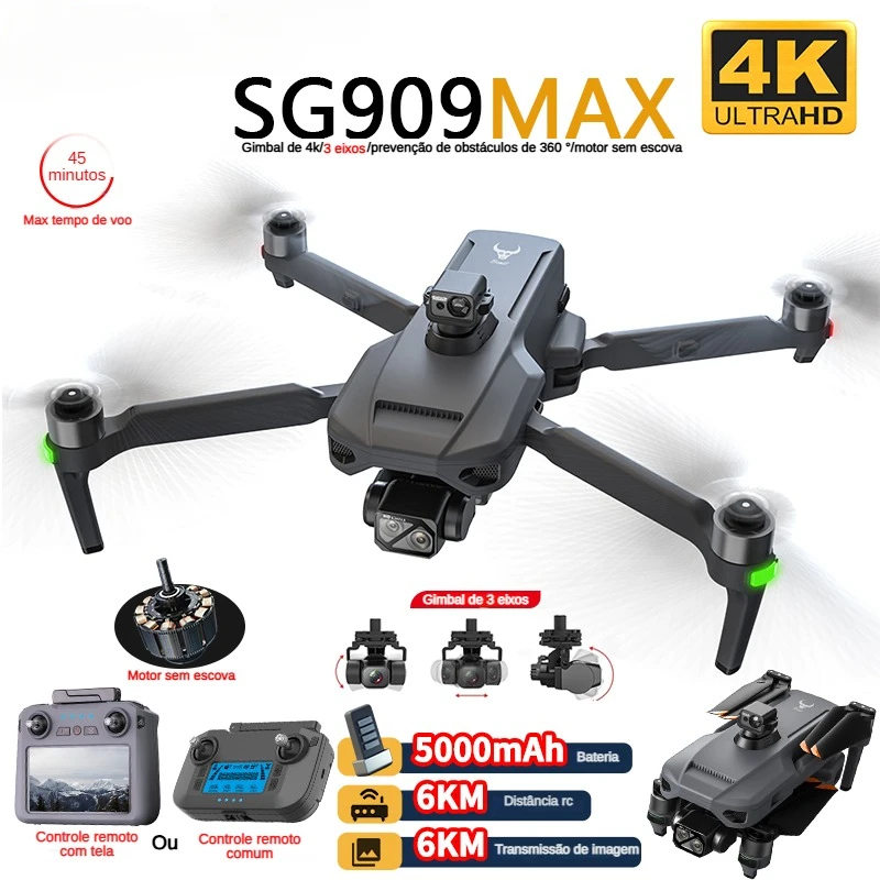 ZLL SG909 SG909MAX Professiona - огляд і ціна Drone Controller Screen